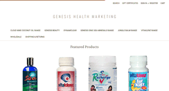 Desktop Screenshot of genesissecureonlinestore.com