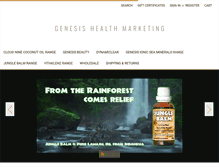 Tablet Screenshot of genesissecureonlinestore.com